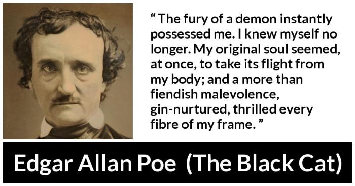 Edgar allan poe the black cat quotes