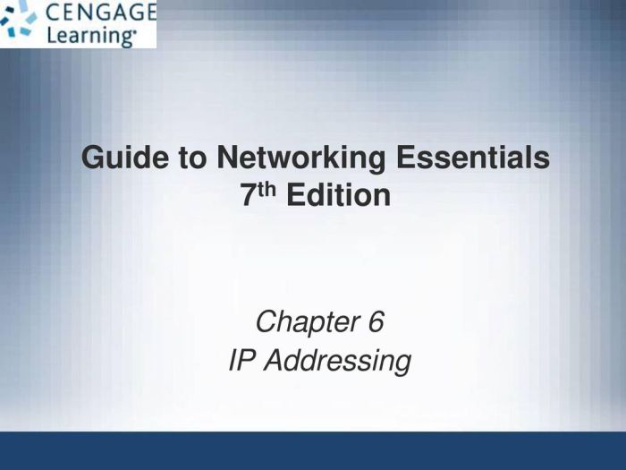 Guide to networking essentials 7th edition