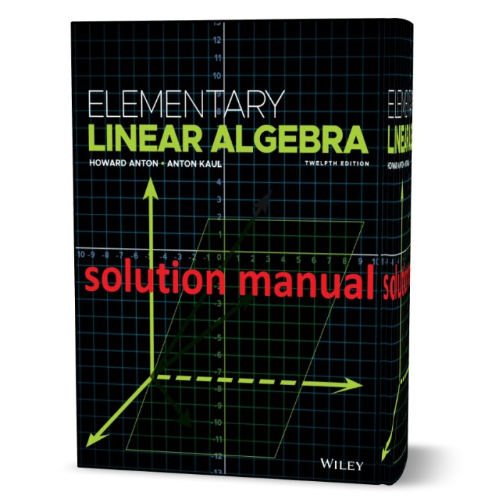 Elementary linear algebra anton 12th edition pdf