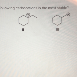 Which of the following carbocations would be expected to rearrange